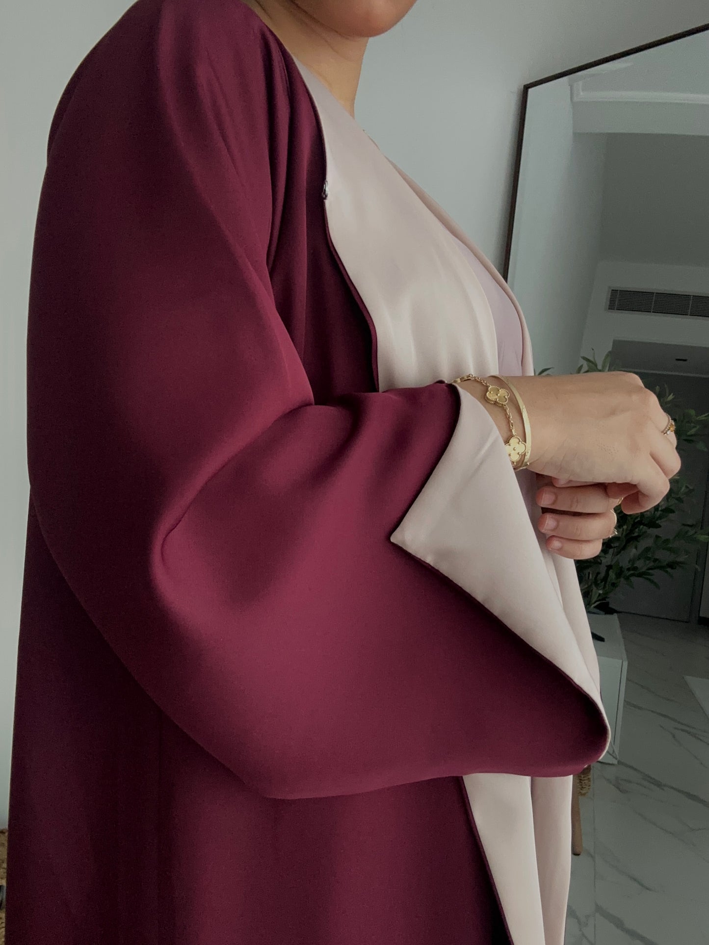 Abaya Burgundy
