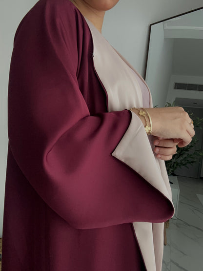 Abaya Burgundy