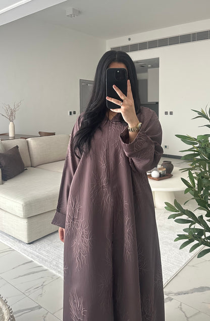 Abaya Malaki Mauve